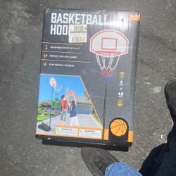 Ages 8-12 Basketball Hoop Up To 6Ft