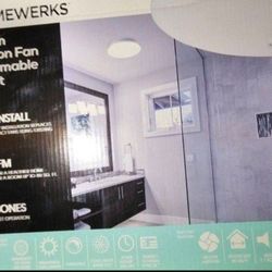 Homewerks 110 CFM 1.5 Sone Quiet Ventilation Fan With LED Light