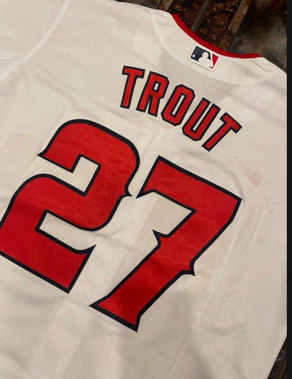 Mike Trout Los Angeles Angels Jerseys for Sale in Crystal City, CA