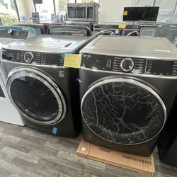 Call For More Info - GE WASHER + GAS DRYER SET - $1598 Includes 1 Year Warranty