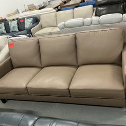 West Park Leather sofa 