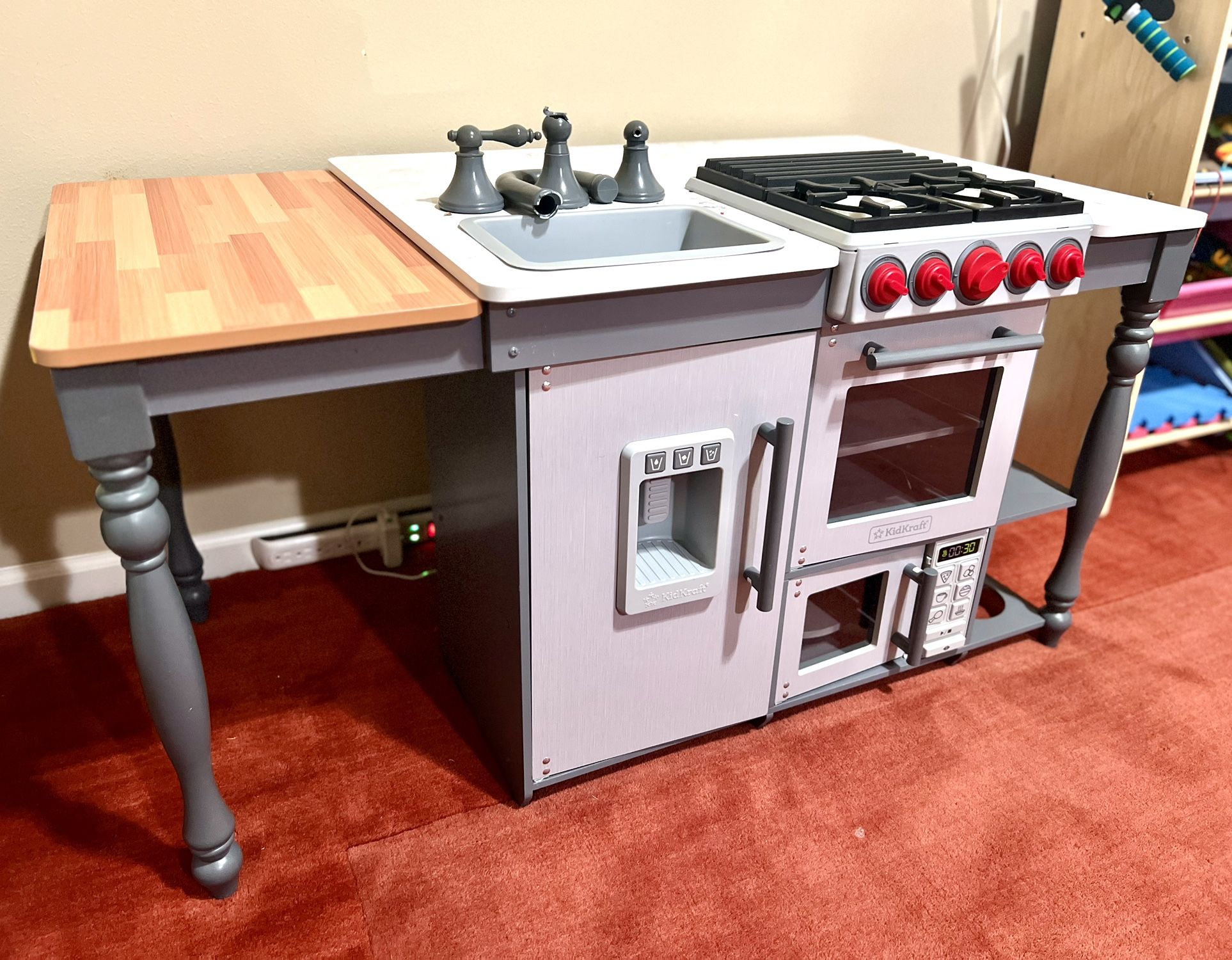 Kids Kitchen Set - Solid Wood & HDF construction