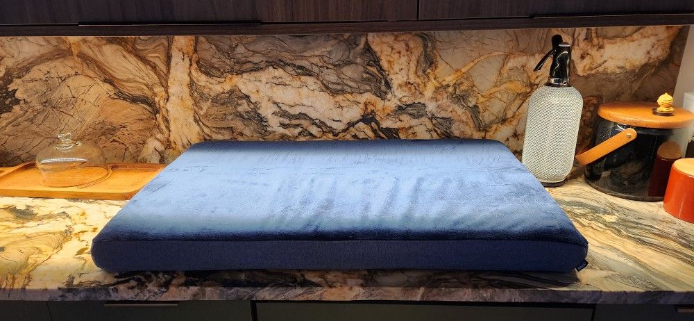 NEW BARK Orthopedic Dog Bed, Navy Cover