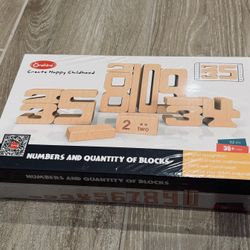 Brand New Number And Quantity Blocks ($25)