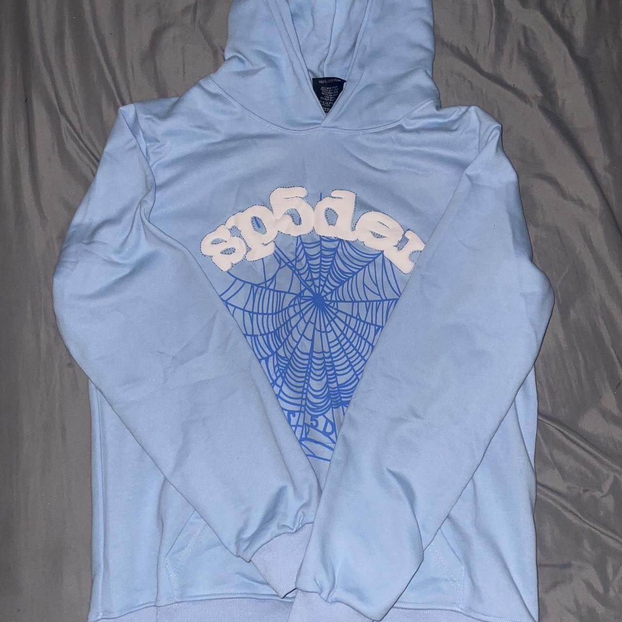 Sky Blue Spider Hoodie