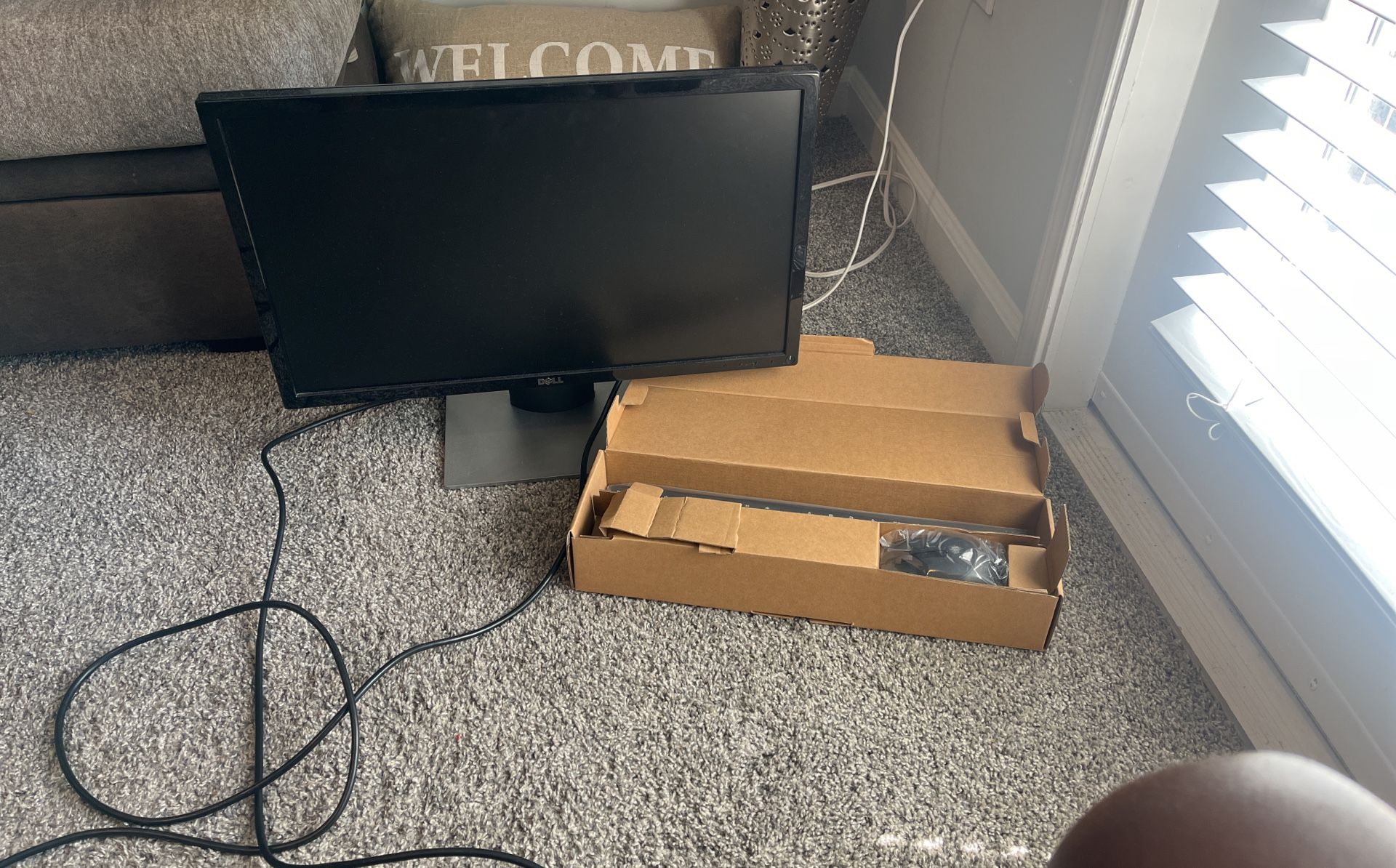 Dell Monitor And New Dell Keyboard