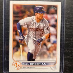 2022 Topps Alex Bregman Baseball Card #68