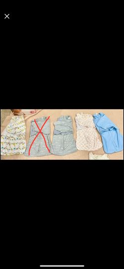 Halo sleepsack swaddle, 3-6m, 3 cotton, 1 fleece, all for $45 or each for $15