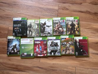 Xbox 360 Slim with 11 Games