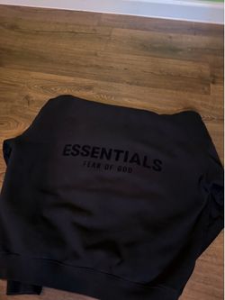 Essential hoodie with bag size S