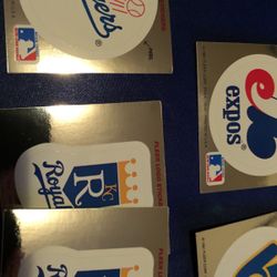 Baseball Cards Collection With Stickers