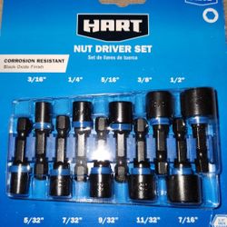 Hart Impact Driver Nut Set