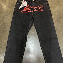 Ice cream black baggy jeans 