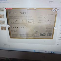 Allen +Roth Tub and Shower  Faucet  Brushed  Nickle Finish # 702750 Harlow 