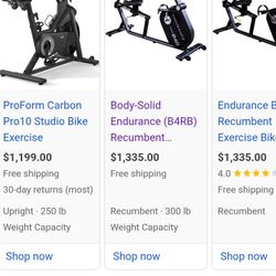 Endurance B4RB Recumbent Bike