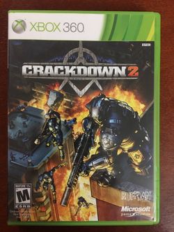 Crackdown 2 for XBox 360 w/ poster