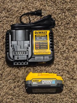 Dewalt 20v.   Bateria 1.7 powerstack      y  Cargador