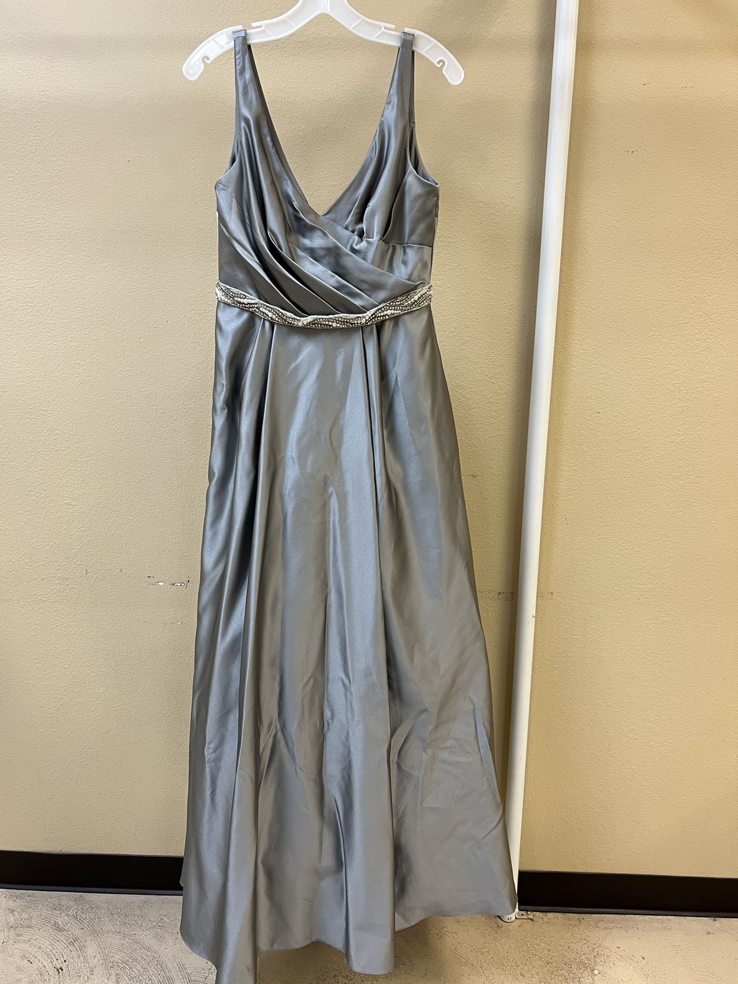 Silver David’s bridal Dress Size 10