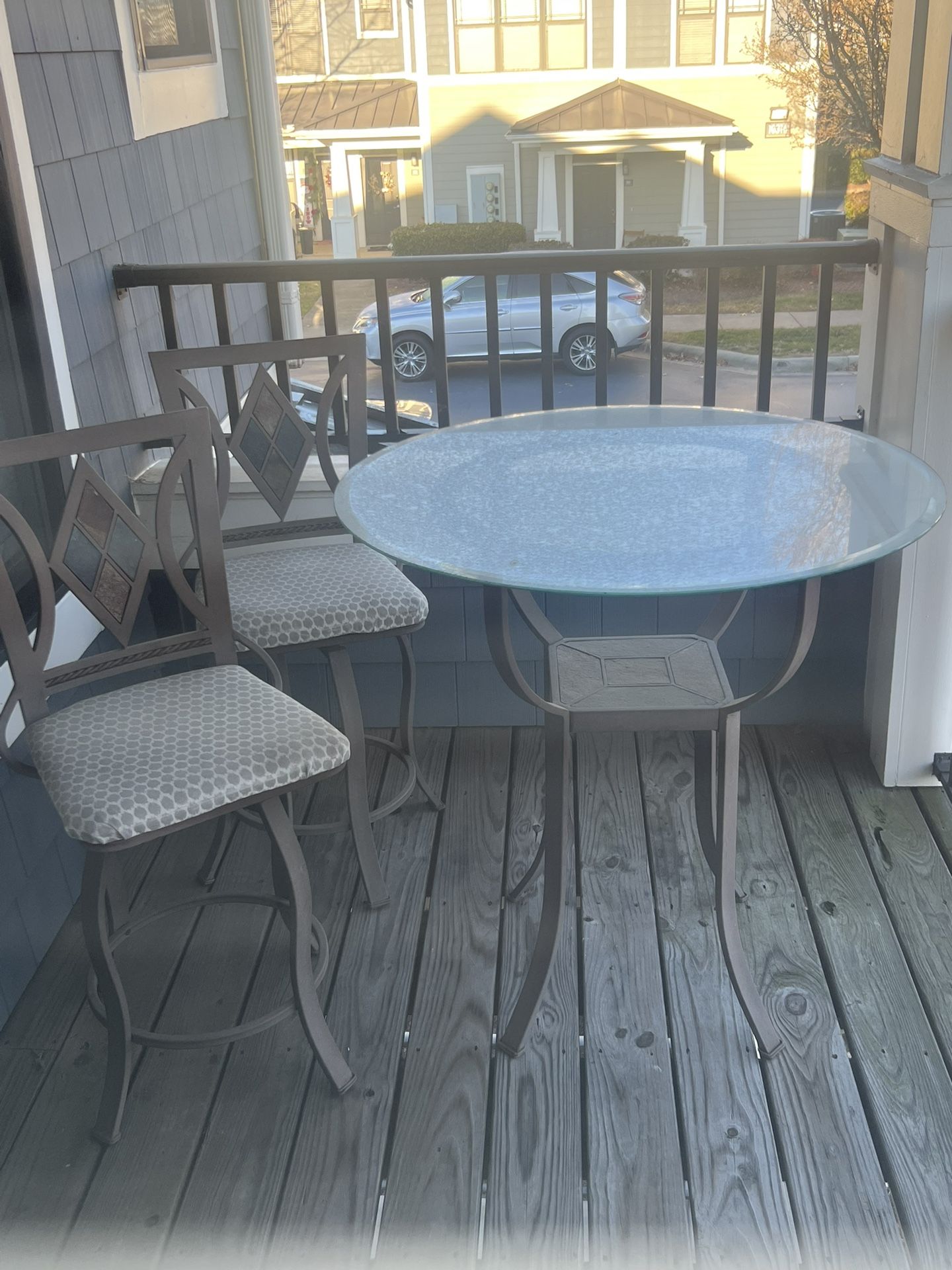 Bistro High Stool Table Set