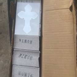 Chicano Metallic Crosses temporary tattoos