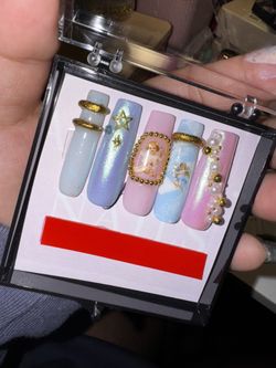 Angle Nails Press Ons