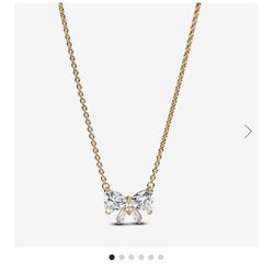 Pandora Bow Necklace 