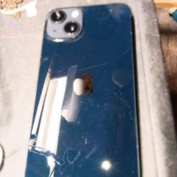 New Blue iPhone 13 Unlocked On Cricket Has Service 