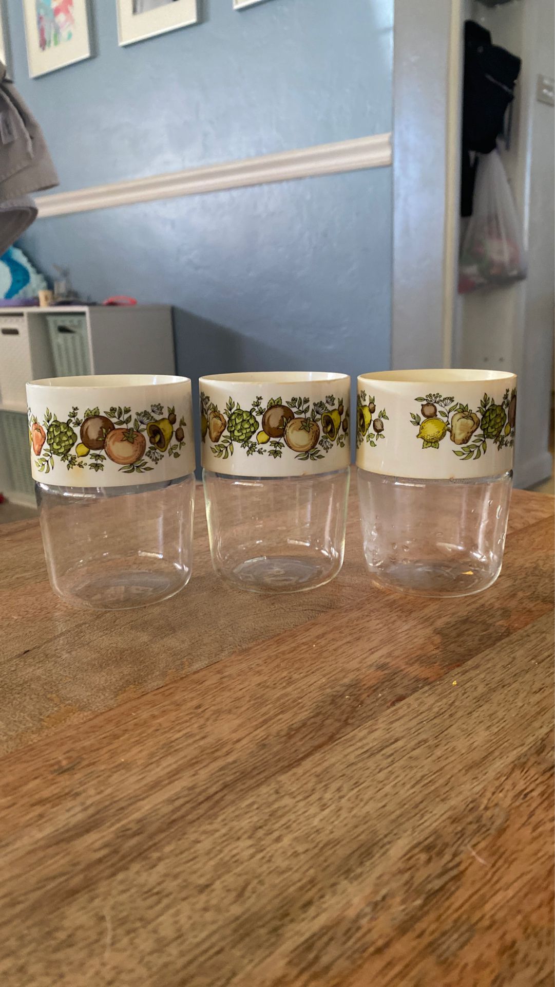 Pyrex Spice of Life Canisters