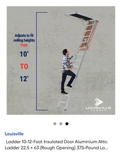Attic ladder/ aluminum