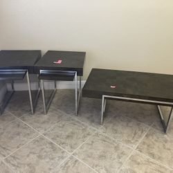 Coffee table Plus 2 End Tables Set