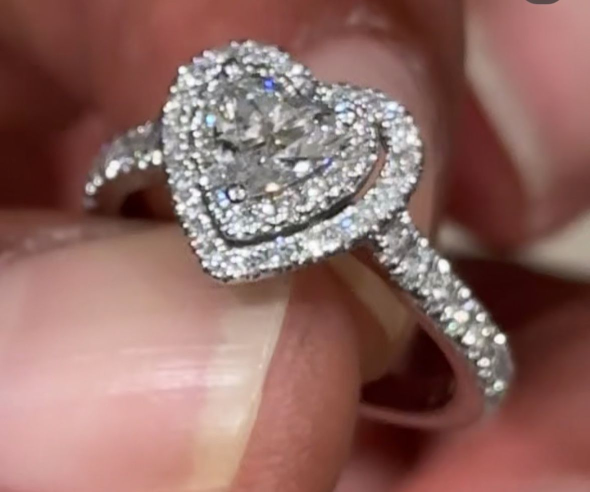 14k 1.5ct Vera Wang Heart Shaped Diamond 💍 Natural Diamonds 💎