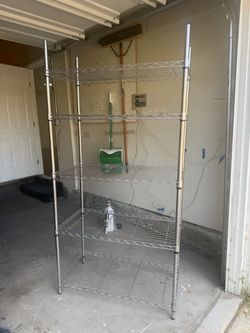 5-tier metal garage shelves