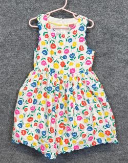 Mini Boden floral dress, size 5-6