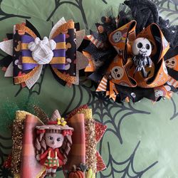 Halloween Hair bows