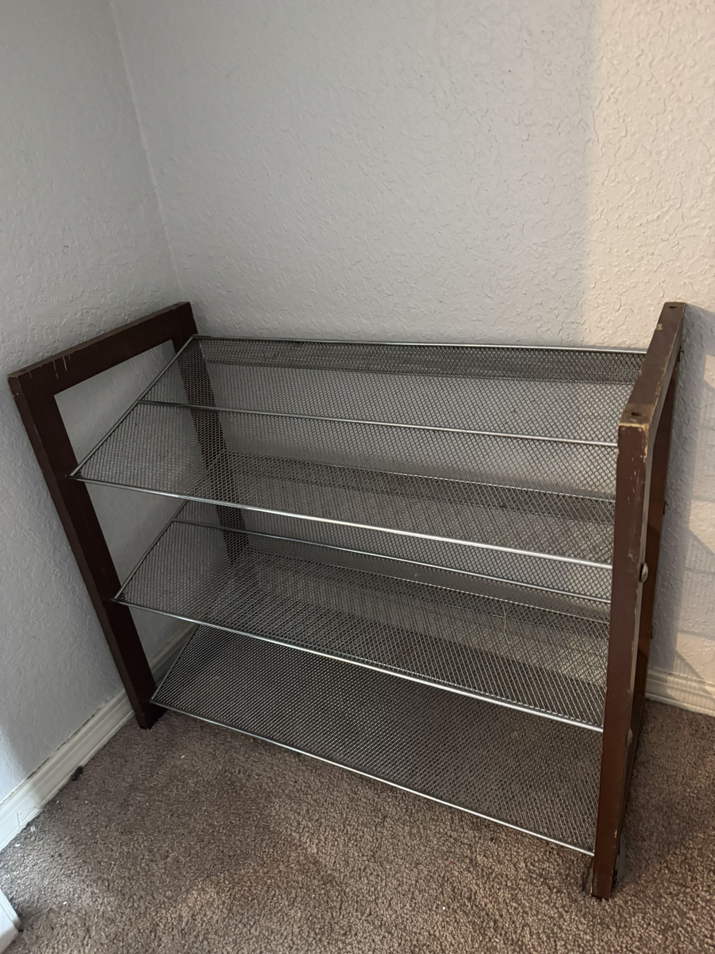 Wooden Shoe Rack
