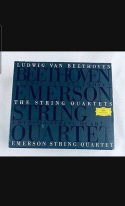 Beethoven: The String Quartets. Emerson String Quartet. 4-CD Set + Booklet Used