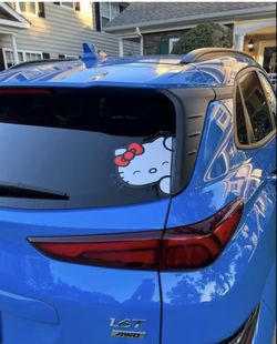 Hello Kitty  8" Cute  Sticker, Car Window.
