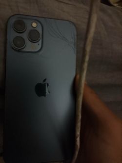 Apple iPhone with Cracked Back Glass