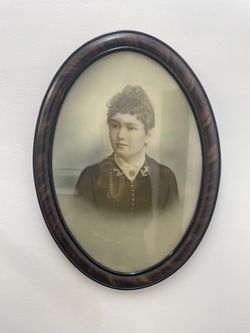 Antique 1800s Framed Portrait