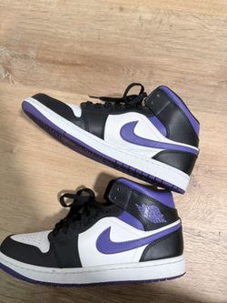 Nike Air Jordan 1 Mid Purple – Size 10, Excellent Condition 