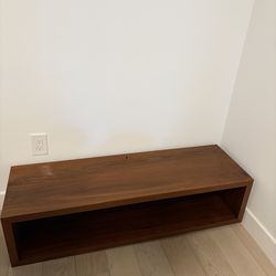 Tate Walnut Low Media Console - 48in