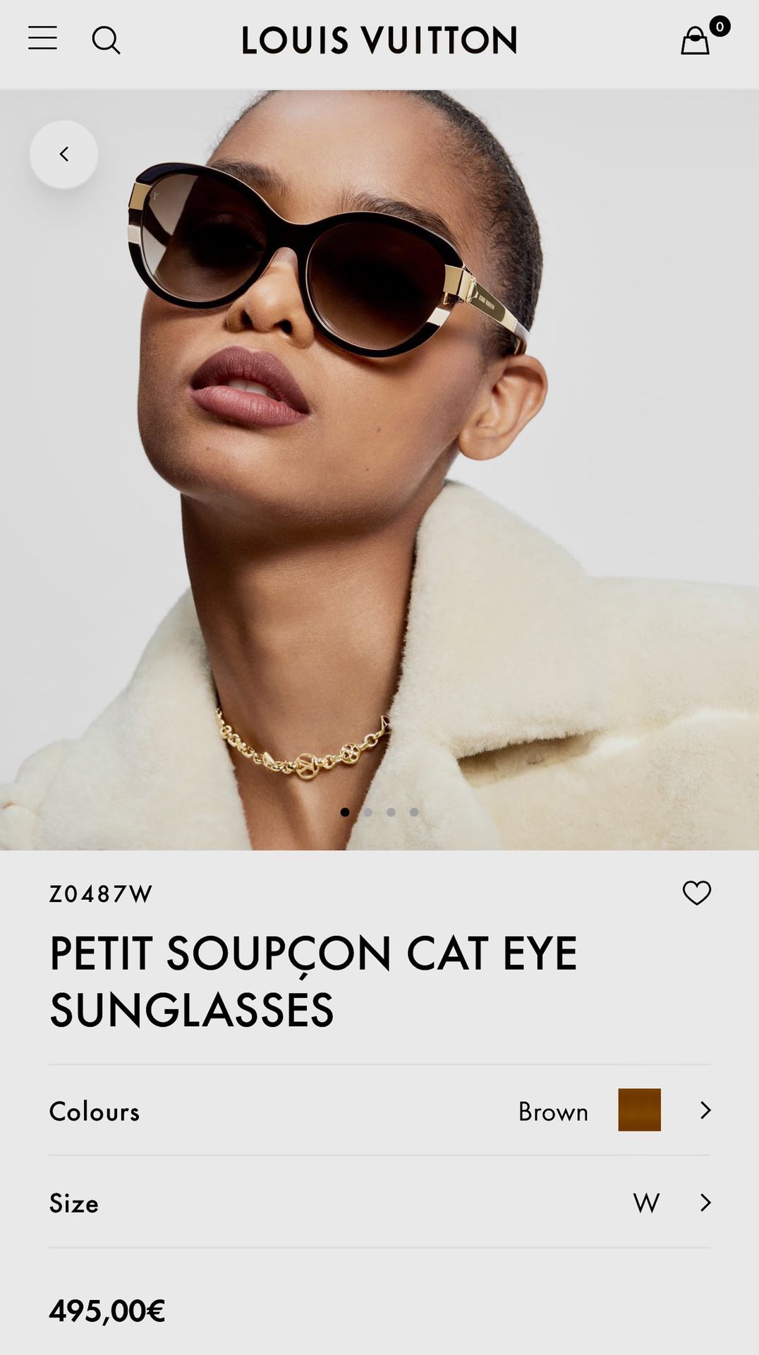 Luxurylove Marketplace - LOUIS VUITTON Petit Soupçon cat eye sunglasses  2022 Z0487W ❣️👁‍🗨checked authenticity  for sale 👁‍🗨 brown acetate  frame / shiny silver toned hardware condition