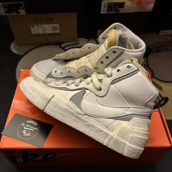 Nike Sacai Blazer White Sz 6