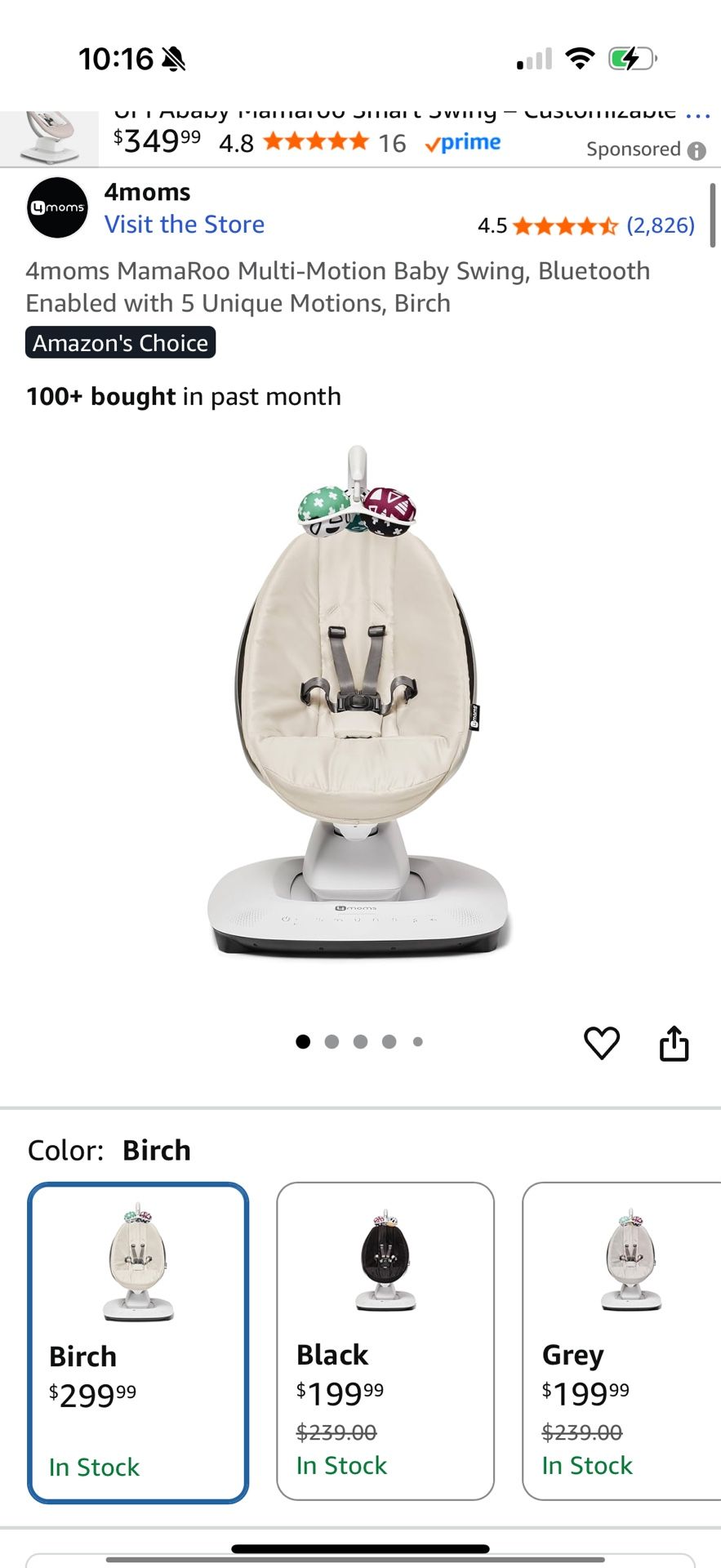 Swing 50% Off Baby Swing 