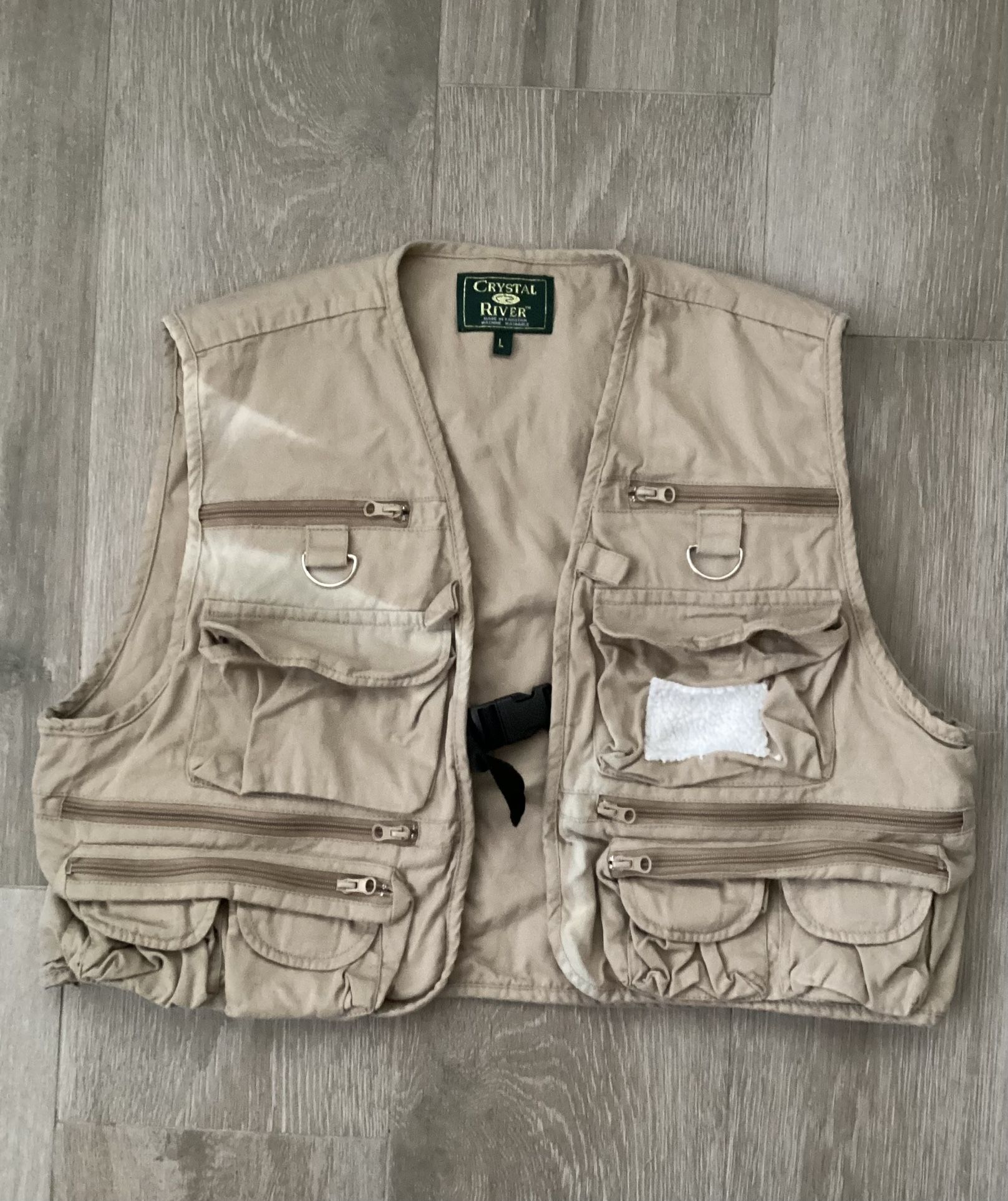 Crystal River Utility Vest Fly Fishing Hunting Camping Men’s Large
