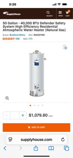 Gas water heater