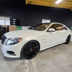 22 INCH NEW WHEELS AMG STYLE STAGGERED FOR MERCEDES BENZ S550 S560 S63 S65 S450 CL550 CL63