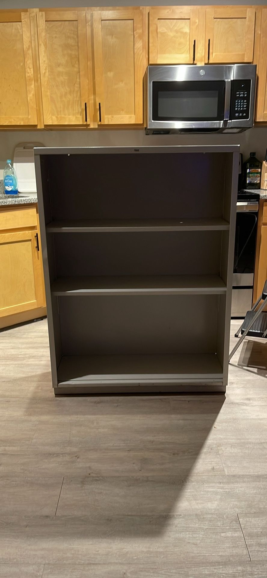 Metal Bookshelf / Storage Cabinet β 3 Shelves, Heavy-Duty