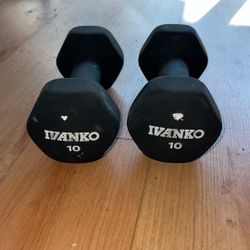 Ivanko 10 Lb Dumbell Weights