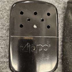 Zippo Black 12 hour Hand Warmer With Cloth Pouch, 